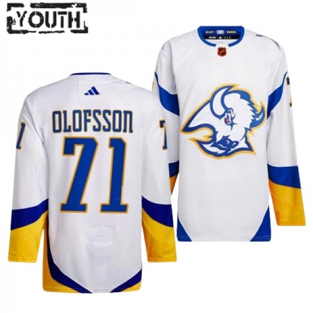 Buffalo Sabres tröja Victor Olofsson 71 Adidas 2022-23 Vit Reverse Retro 2.0 Authentic - NHL Tröjor Barn Buffalo Sabres tröja Victor Olofsson 71 Adidas 2022-23 Vit Reverse Retro 2.0 Authentic - NHL Tröjor Barn